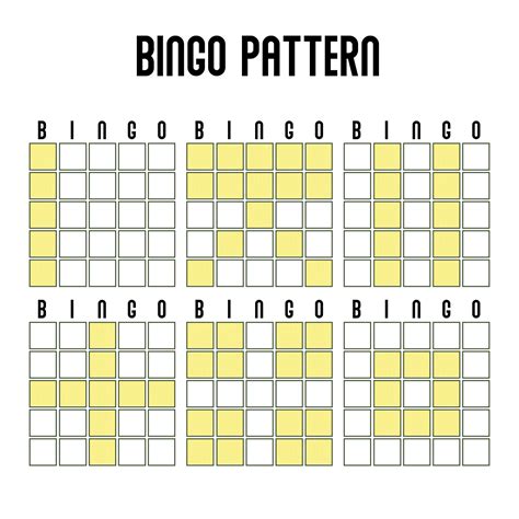 printable popular bingo patterns|25+ Free Printable Bingo Cards .